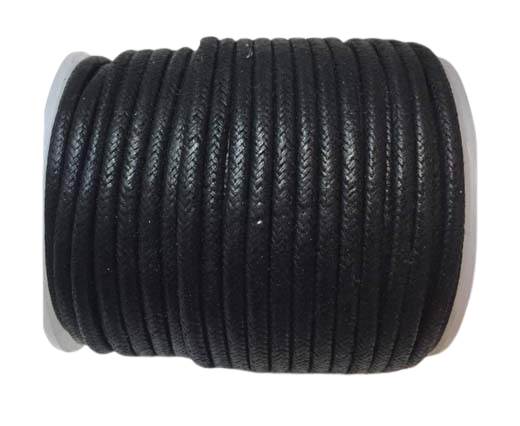 Wax Cotton Cords - 1,5mm -  Black