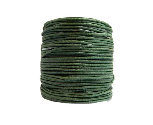 Wax Cotton Cords - 1,5mm - Bottle green