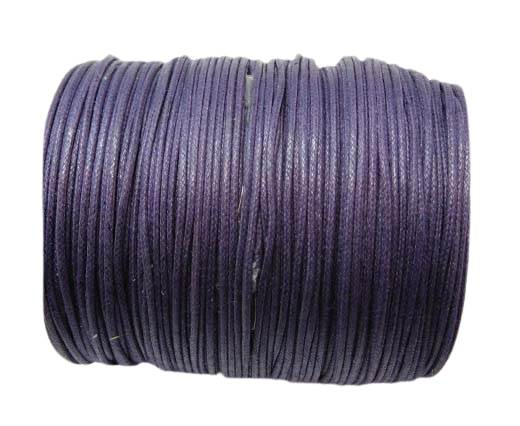 Wax Cotton Cords - 1mm - Dark Lavender