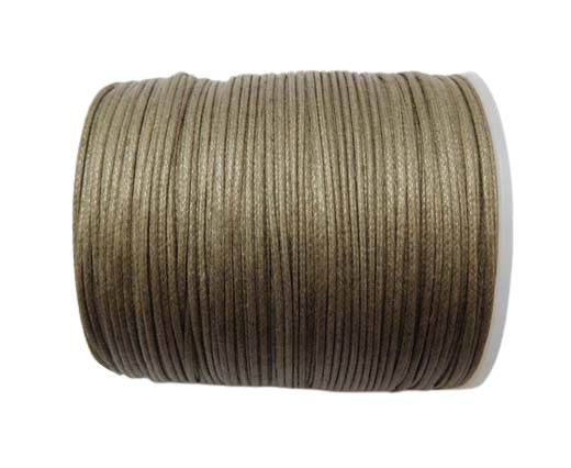 Wax Cotton Cords - 1mm - Dark Taupe