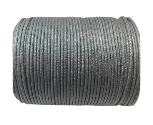 Wax Cotton Cords - 1mm - medium grey