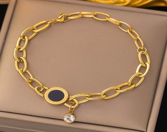 Gold plated stainless steel Bracelets - 3