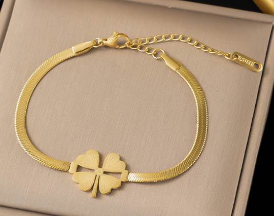 Gold plated stainless steel Bracelets - 6