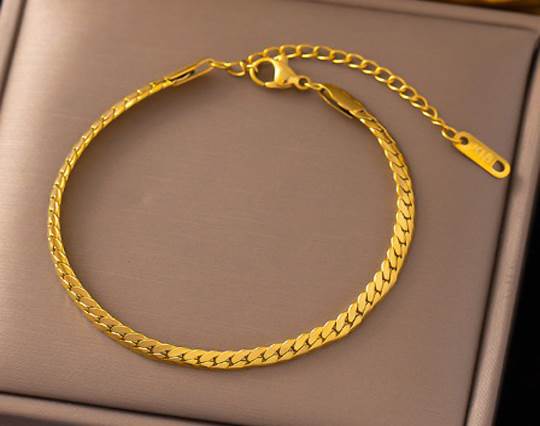 Gold plated stainless steel Bracelets - 7