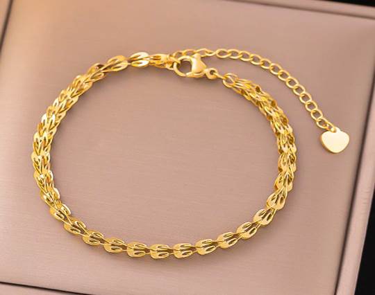 Gold plated stainless steel Bracelets - 9