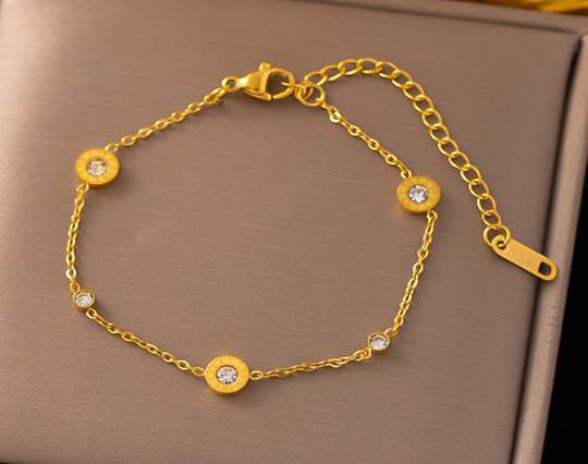 Gold plated stainless steel Bracelets - 10