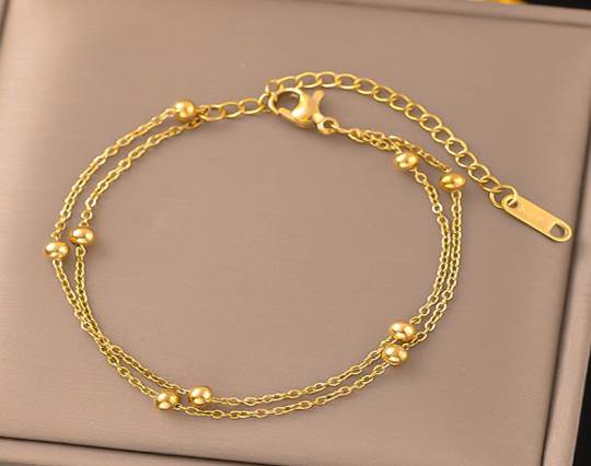 Gold plated stainless steel Bracelets - 22