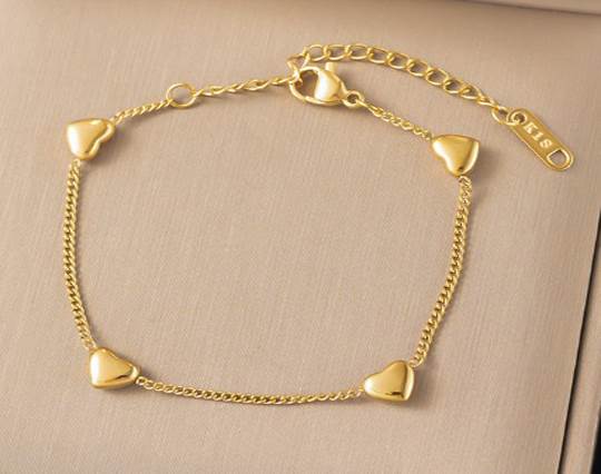 Gold plated stainless steel Bracelets - 24