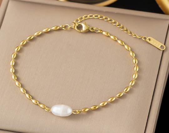 Gold plated stainless steel Bracelets - 27