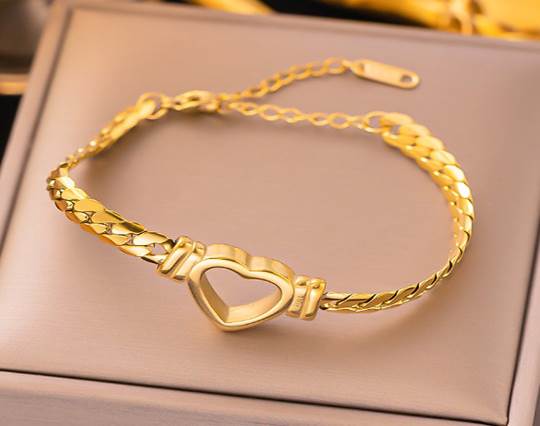 Gold plated stainless steel Bracelets - 35