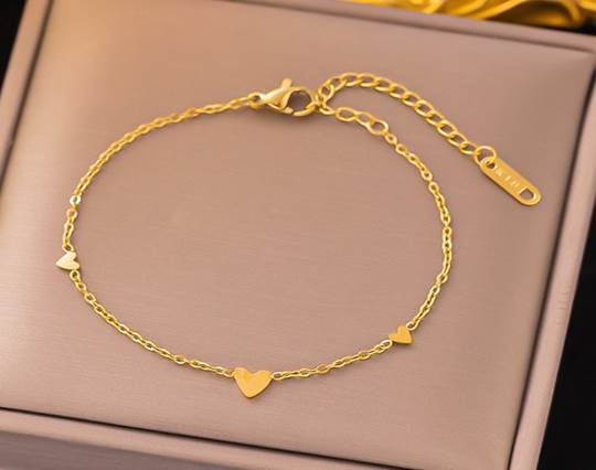 Gold plated stainless steel Bracelets - 40
