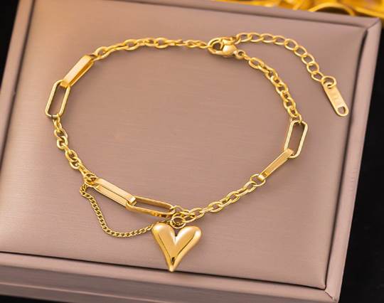 Gold plated stainless steel Bracelets - 45