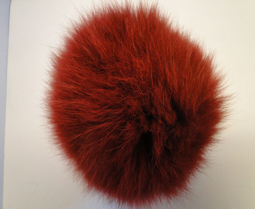 Fox Fur-Wine Red -14cms