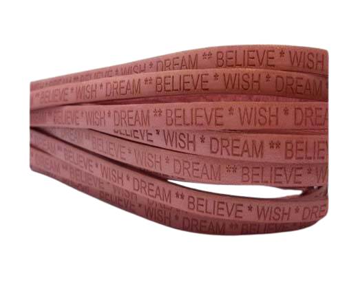 Wish Dream Believe - 5mm - PINK