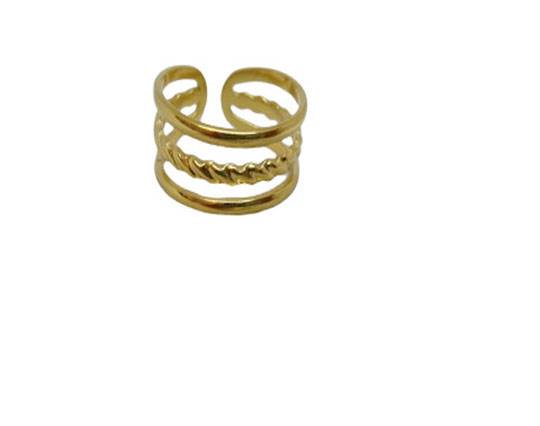 Gold plated Stainless Steel Rings - 14