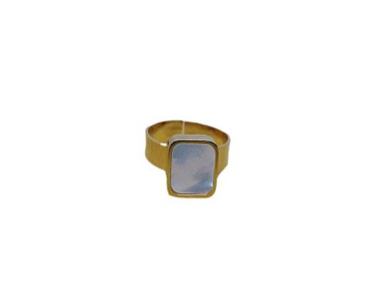 Gold plated Stainless Steel Rings - 58