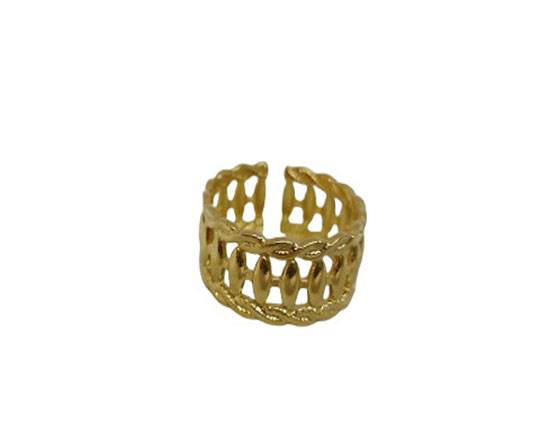 Gold plated Stainless Steel Rings - 4