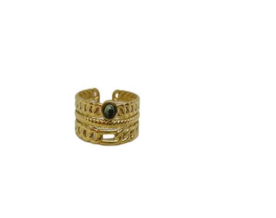 Gold plated Stainless Steel Rings - 47