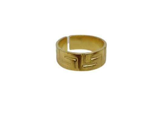 Gold plated Stainless Steel Rings - 53
