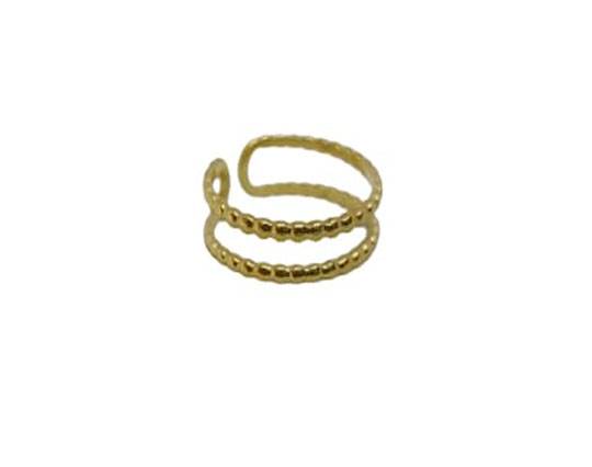 Gold plated Stainless Steel Rings - 54