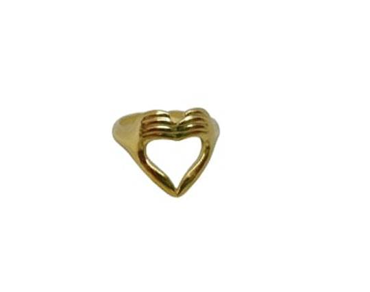 Gold plated Stainless Steel Rings - 55