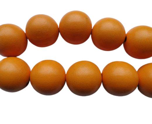 Wooden Beads-25mm-Orange