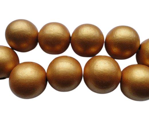 Wooden Beads-30mm-Dark Gold