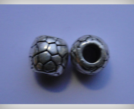 Zamac Silver Plated Beads CA 3110