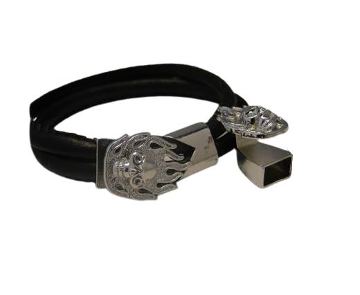 Zamak Half Bracelet Clasps MGL-66-10*5mm