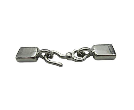 Zamak Hook Clasp ZAML-25 - 6mmx2.5mm 