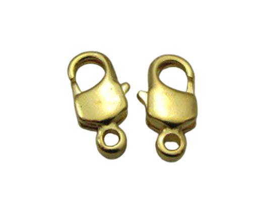 Zamak Lobster Claw Clasp FI7005 - Gold - 5mm