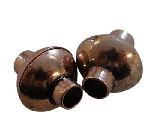 Zamak magnetic claps MGL-04-5mm-copper