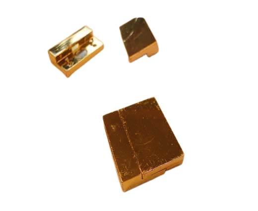 RoundZamak magnetic claps MGL-122-20*2,5mm--gold