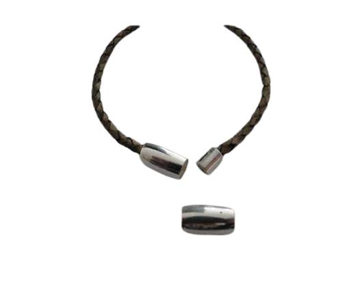 Zamak magnetic claps MGL-20-5mm-Magnetic Locks for leather and Cords