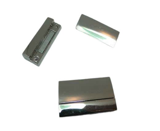 Zamak magnetic claps MGL-260-33*3mm-silver