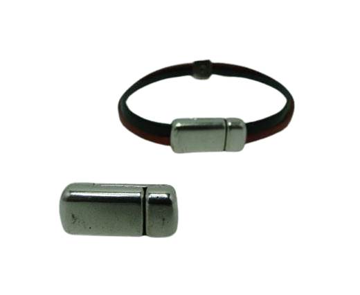 Zamak magnetic claps MGL-314-6x2.5mm-Silver