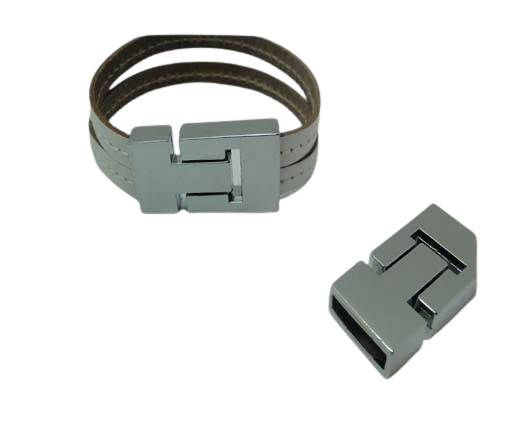 Zamak magnetic claps MGL-368-12*2mm-Antique Silver