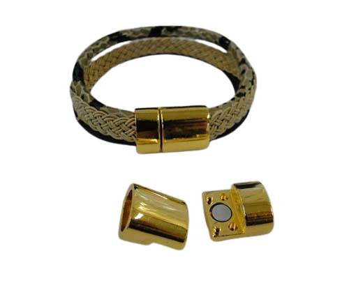 Zamak magnetic clasp MGL-269-10*7mm-Gold
