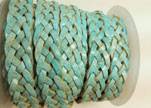 10mm Flat Braided- SE R 728 - 5 ply braided Leather Cords