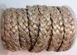 10mm Flat Braided- SE R 739 - 5 ply braided Leather Cords