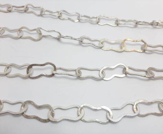 Silver beads chain - 30014