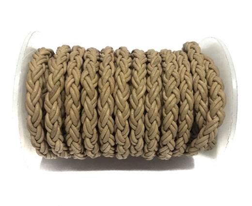 6MM ROUND BOLO TWIST LEATHER CORD Natural