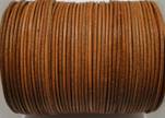 Round Leather Cord -1mm- Vintage Tan