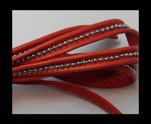 Binary Style - Red - 10mm with steel chain