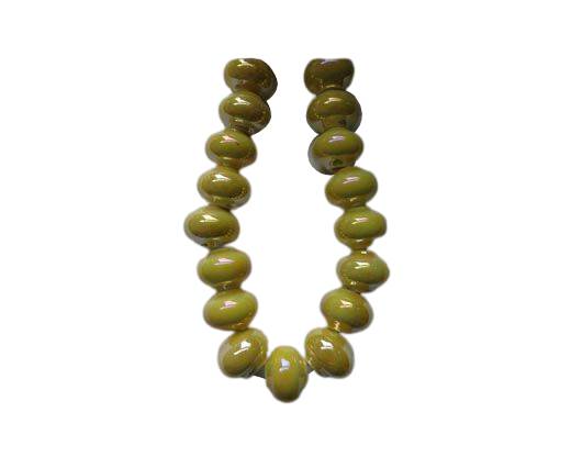 Ceramic Beads -Yellow-AB