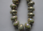 Ceramic Beads -Beige-AB