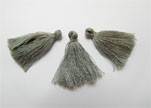 Cotton Tussels 3 cms - Grey