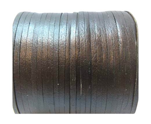 RoundCowhide Leather Jewelry Cord - 3mm-27403 - Dark Brown