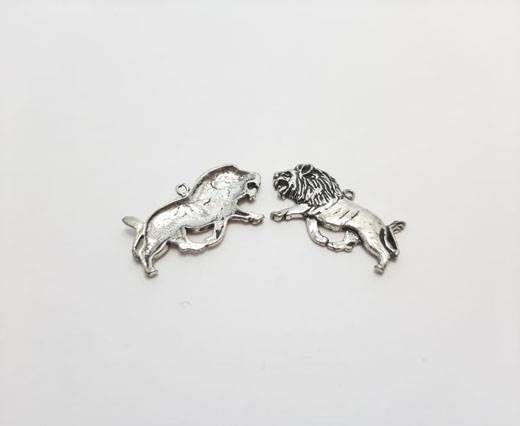 Antique Silver Plated beads - 44307
