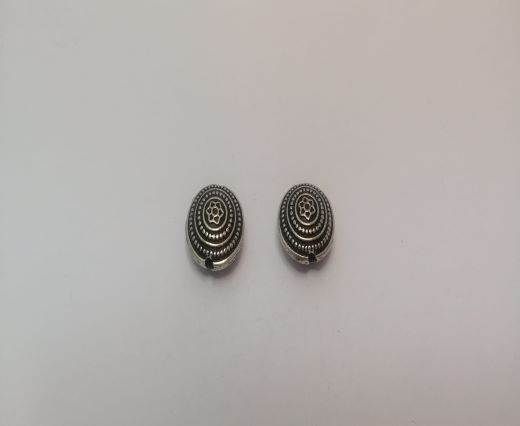 Antique Silver Plated beads - 44459
